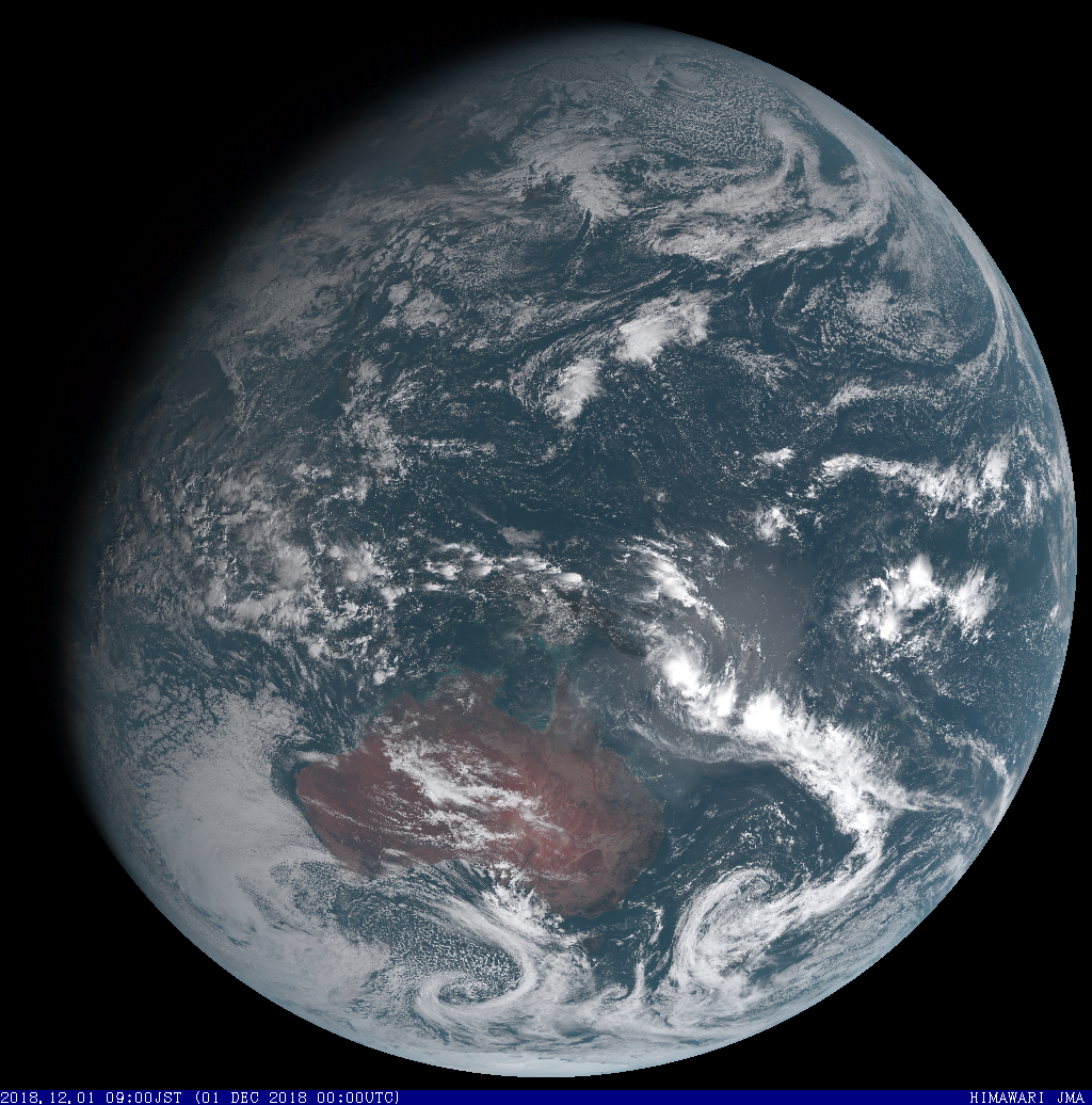 Earth today from JMA